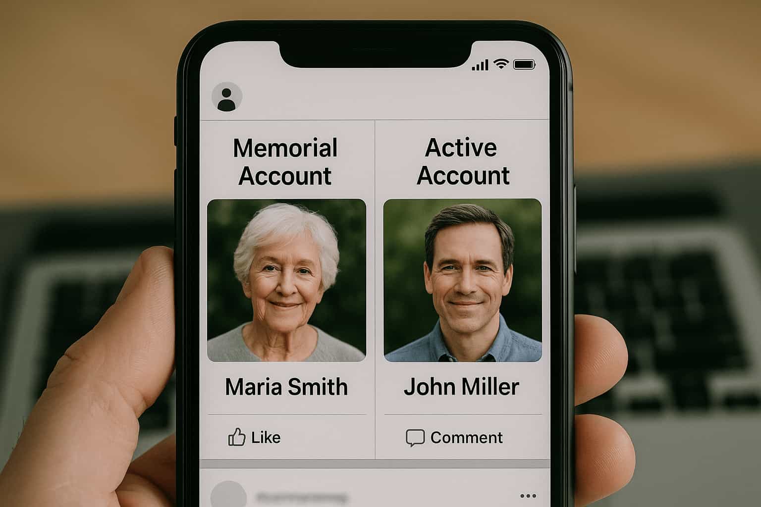 Memorial Accounts vs. Active Accounts
